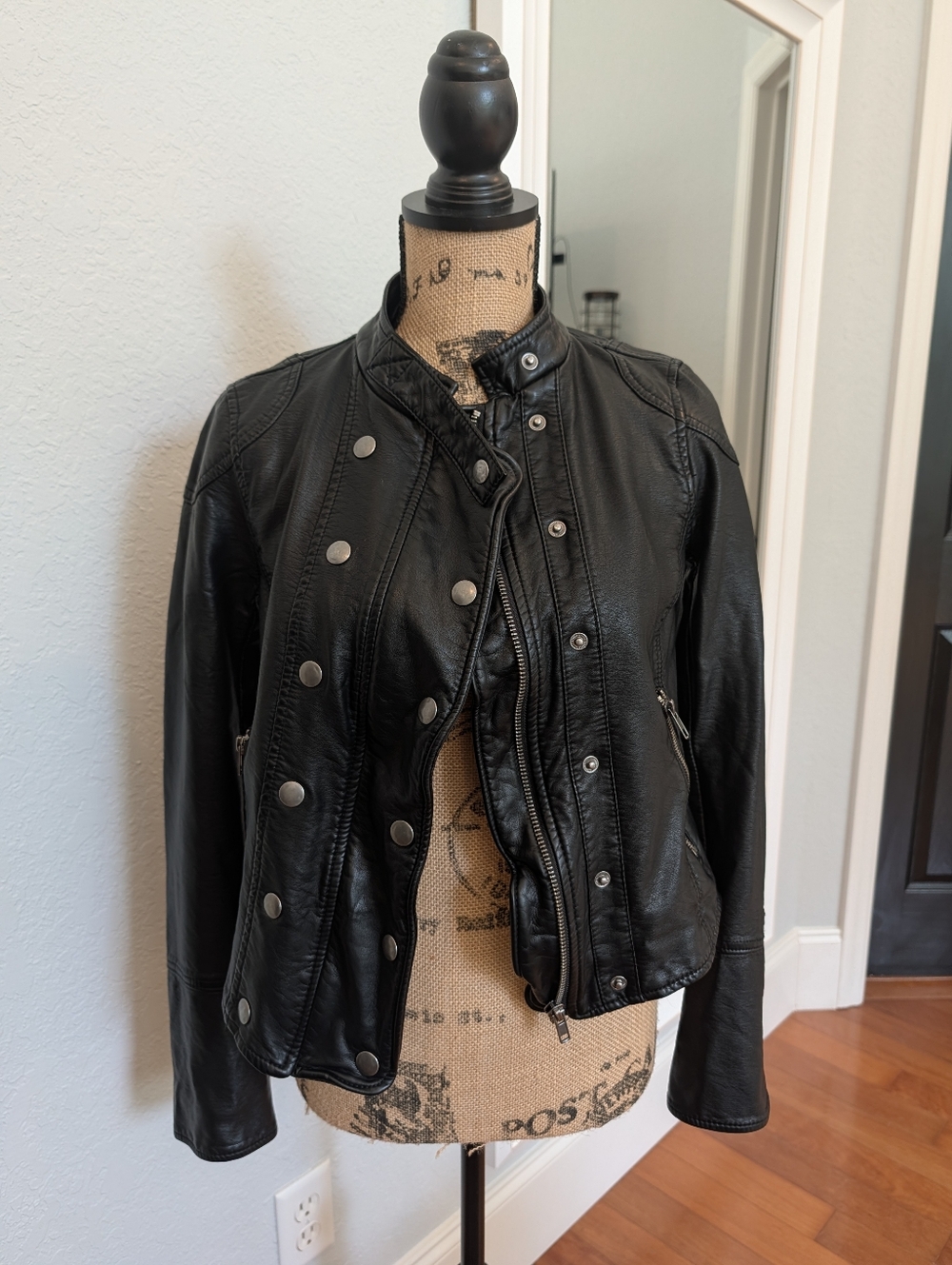 We The Free New Dawn Vegan Leather Moto-Style Jacket